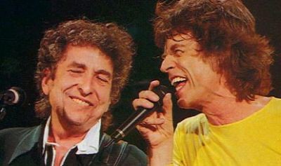 Mick Jagger & Bob Dylan